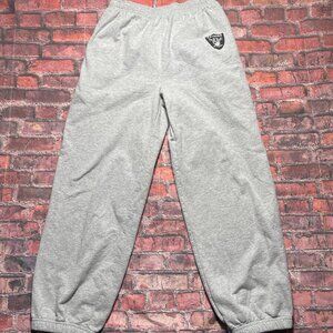 Vintage Kids Mens Women Raiders NFL Joggers Gray Size XL Kids S/M Adult Y2k
